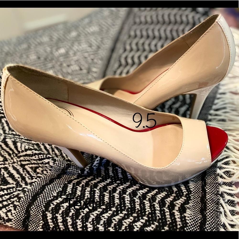 Tan High Heels By Jessica Simpson